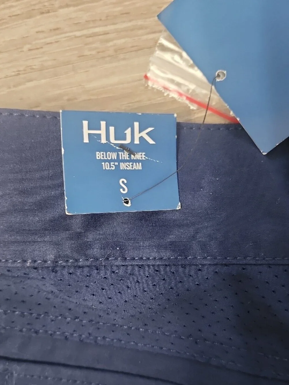Huk Men's Navy Performance Fishing Shorts Size Small 10.5